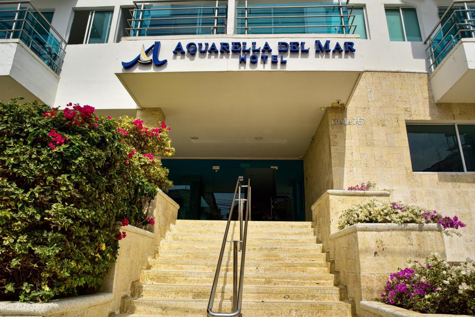 Hotel Aquarella Del Mar Санта-Марта Экстерьер фото